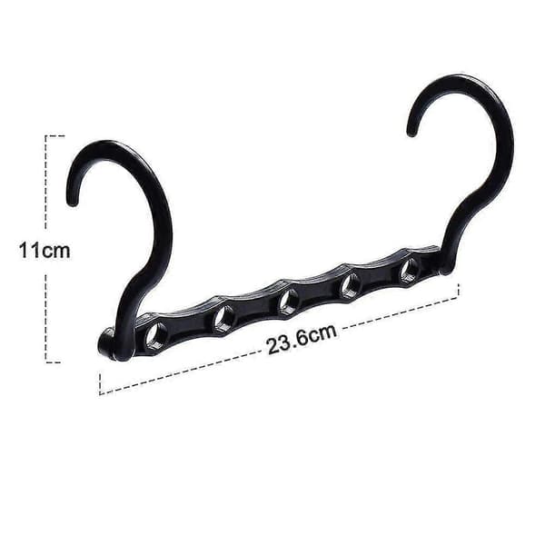 10 stk. Kleshengere, Plast, Garderobe, Organizer, Plassbesparende