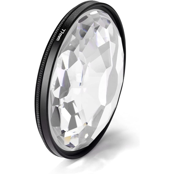 77mm Kalejdoskop Prisme Kamera Glasfilter