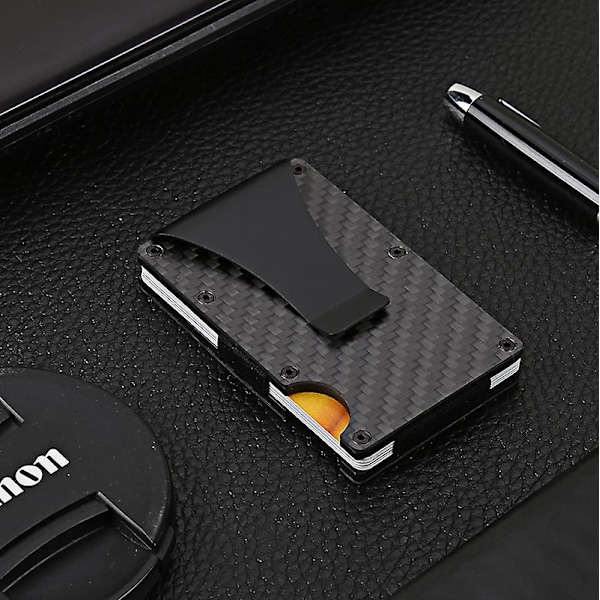 Kulfiber kortholder Rfid Sort One Size