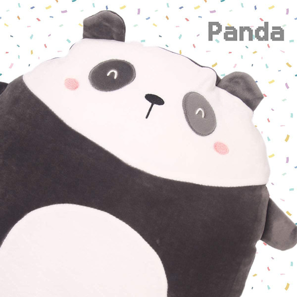16 tum mjuk panda anime plyschkudde söt plyschdjur plyschleksak kawaii plyschdjur rumsdekor juldekorationer presenter till kvinnor barn födelsedag Panda