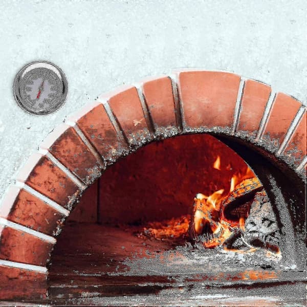 Termometer Träugn / Pizza Ugn / Stenugn / 400 C / 30 Cmanalog, Bimetallisk.