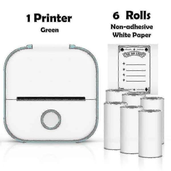 Phomemo T02 Mini Printer Bærbar Printer Termisk Udskrivning Klistermærke Trådløs Blækfri Lomme Printer Selvklæbende Etiketprinter
