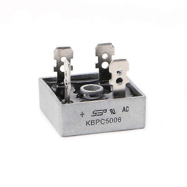 Kbpc5006 Strømbrob likeretter 50a 600v Metallkasse Diodebro Kontroll Enkeltfase