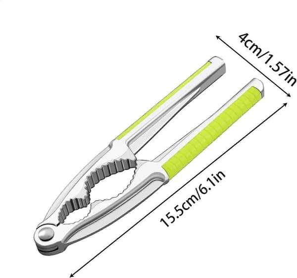 Kastanjeåbner med klips, nøddeknækker, kraftig nøddeåbner