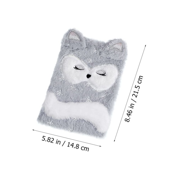 Snefnug Fox Bog Rejsende Notesbog Notepad Notbook til Arbejde Komposition Notesbog Dagbog Notesbog Sød Skrive Notesbog