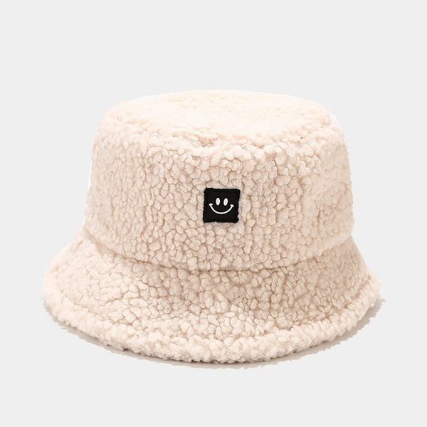 Bucket Hat Print Lämmin talvihattu Kalastajahattu naisille Miehille Pörröiset lahjat naisille tytöille