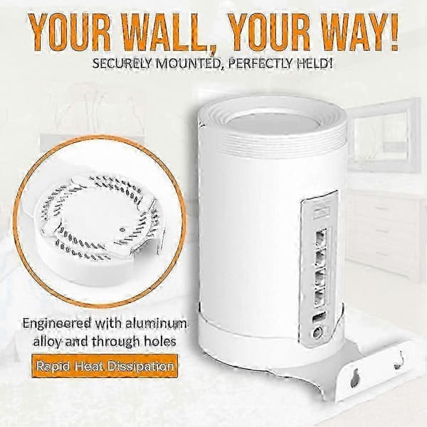 Seinäkiinnike Mesh WiFi 7 -reitittimille ja lisätarvikkeille