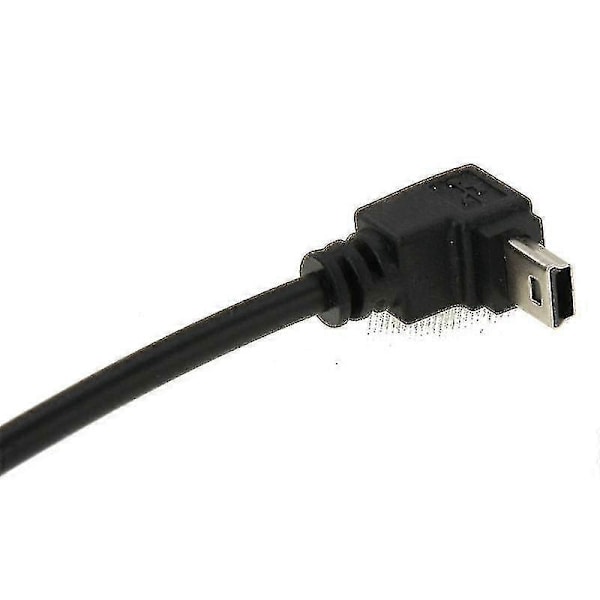 90 Graders Mini Usb Han til Usb 2.0 Am Usb Adapterkabel, Længde: 29cm