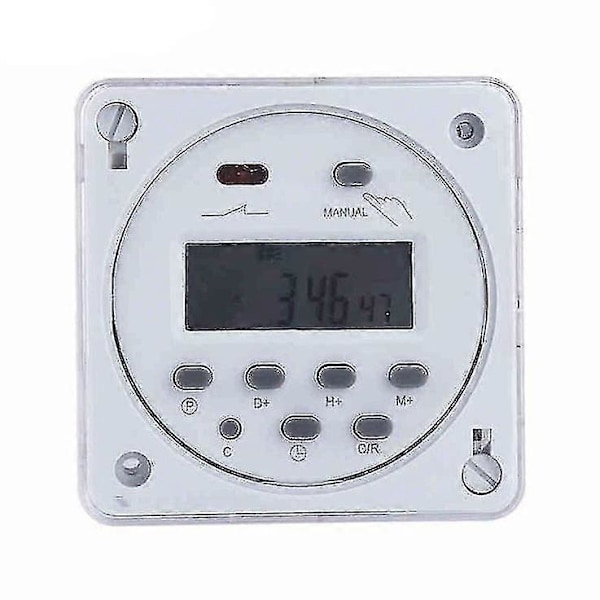 DC 12V Timer Switch 16A Digitalt Elektronisk Relæ