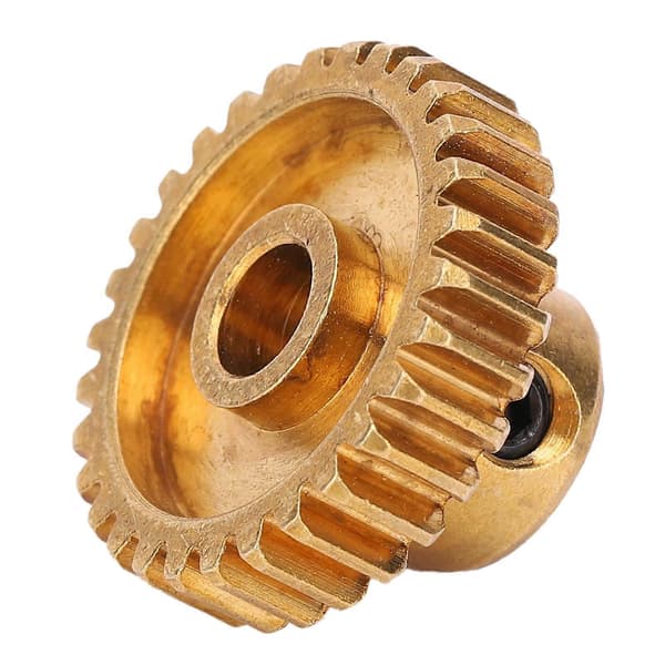 6 mm centerhul messinggear 30-tands tandhjul til industrirobot hardwaretilbehør