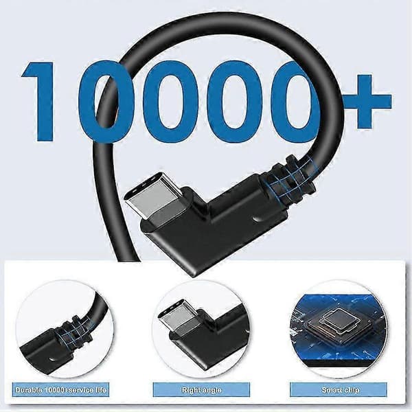 16FT Dampstabil Link-kabel med ladeport, kompatibel med Meta Quest Pro Ny