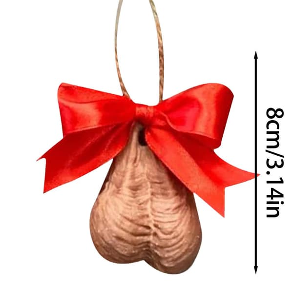 LQQDREX Morsom Julekule i Akryl, 2D Julekuler for Tredekorasjon