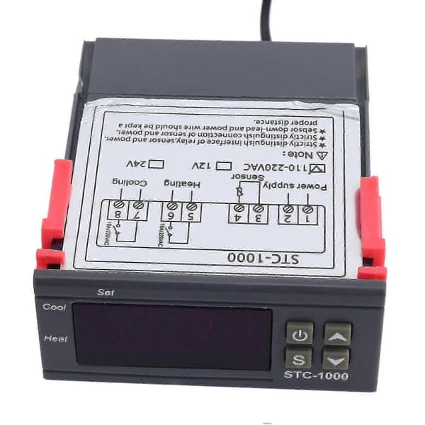 5x 220v/stc-/1000 Digital Temperaturkontroller Termostat Med Ntc