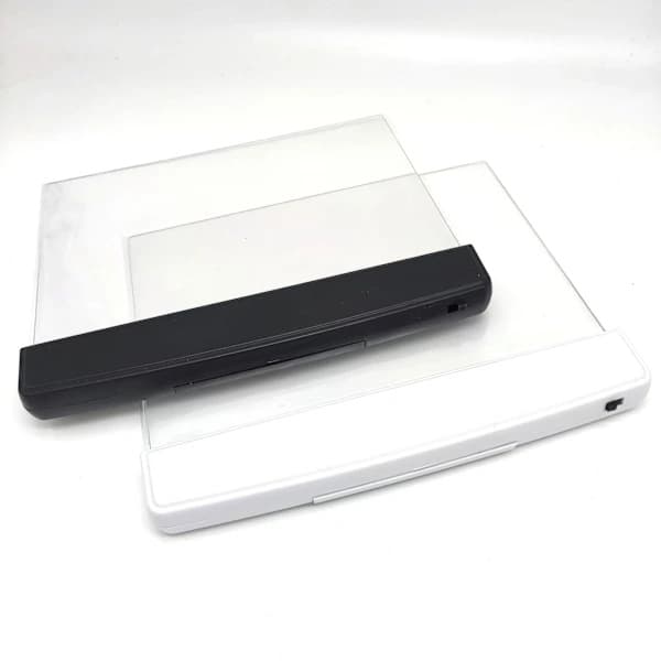 LED Boklampe Øyebeskyttelse Flat Panel Bokmerke Lys Bærbare Studieverktøy Nattlesing Leselampe for Bilreise Seng Svart