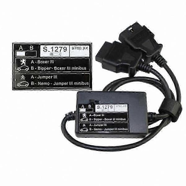 Diagnostisk Modul Adapter til Peugeot Citroen PP2000 Lexia3 Interface Kabel