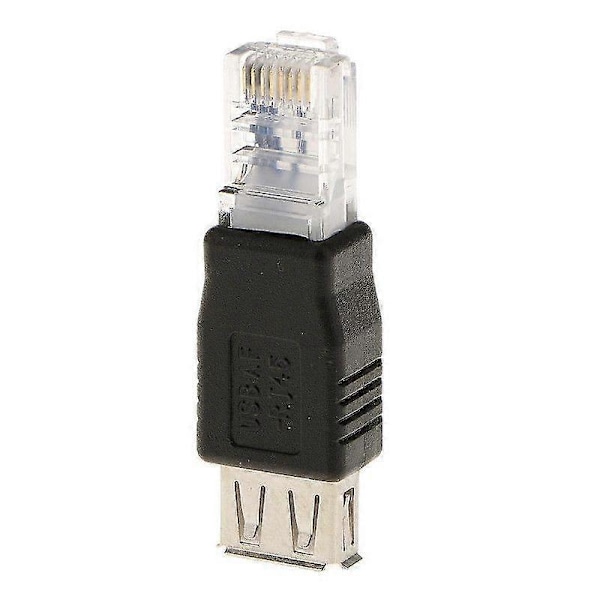 RJ45 Han til USB A Hun Adapter Stik LAN Netværk Ethernet Router Stik
