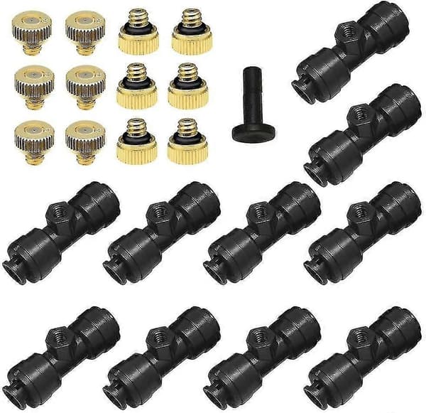 1/4'' Slip-Lock Dimmunstycksset, Dimmunstycken för Uteplatsdimsystem