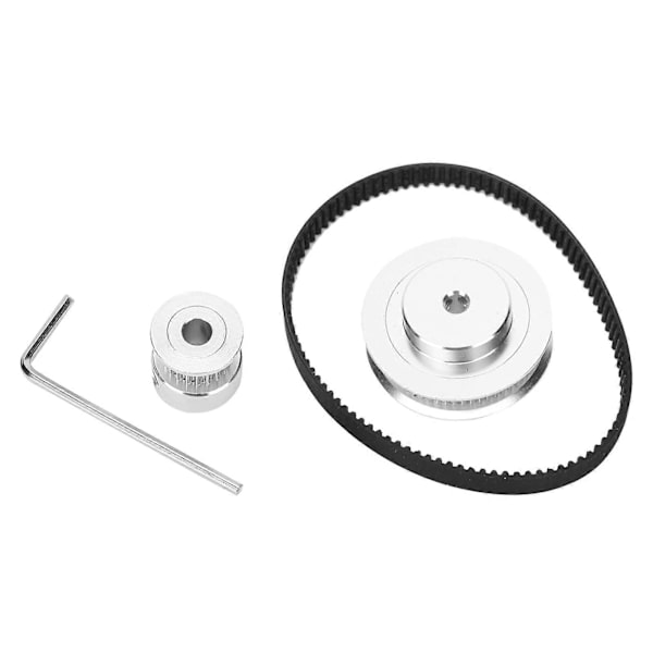 Timing Pulley 20/60 Tænder Aluminium til 3D Printer P36-GT2-6-BF