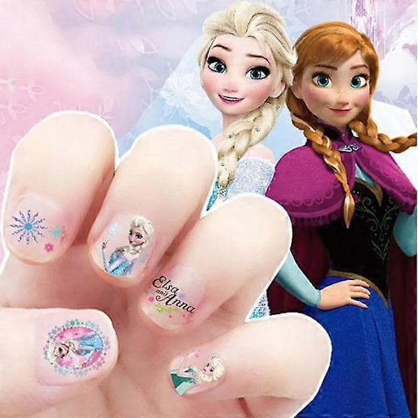 Frozen Elsa Anna DIY smink - Nagelstickers 100st multicolor