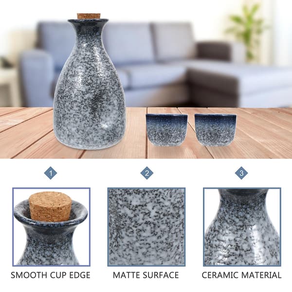 Keramiska Koppar Te Sake Vin Set Sakeglas Sakeflaska Koppset Sake Dricksset Saki Kopp