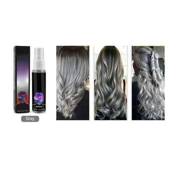 Engangs rask midlertidig hårfargesprayvoks - 30 ml for Halloween-fest