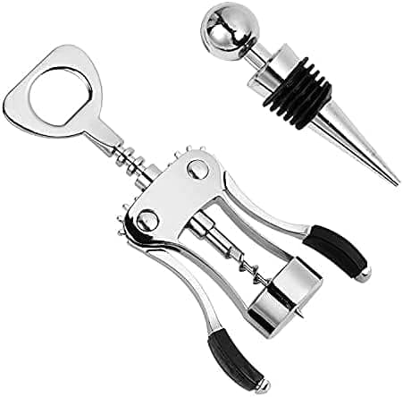 Päivitä Wing Corkscrew Viininavaaja Viinipullon Tulpalla