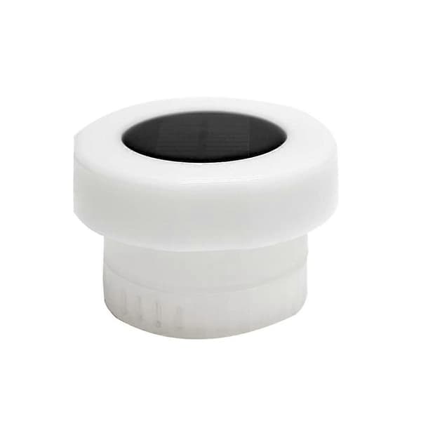 Pool Chlorine Floater, Swimmingpool Klor Dispenser med Solcellelys, Flydende Klor Dispenser