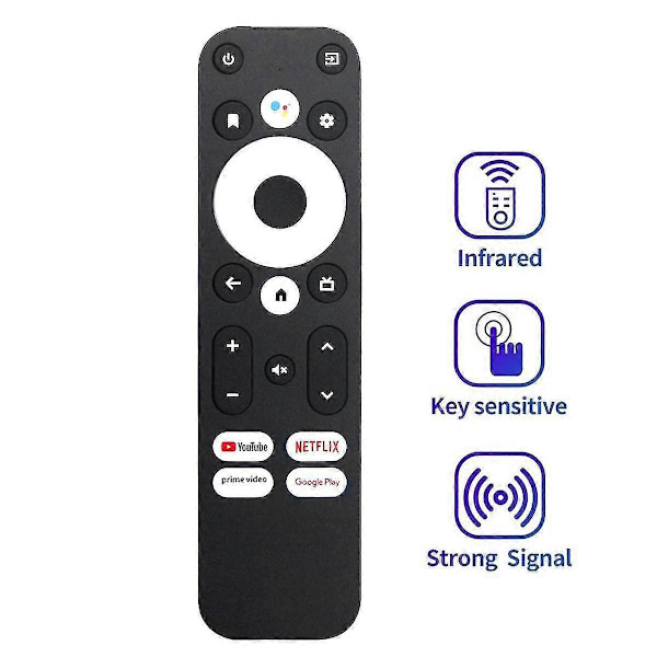 Erstatningsstemmefjernbetjening til / KM2 Plus Android TV-boks til KM2, KM2 Plus, KM7 Plus, KD3, KD5