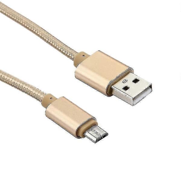 2m Vävd Metallhuvud 84 Kärnor Micro Usb Till Usb 2.0 Data / Laddningskabel, För Samsung / Huawei /