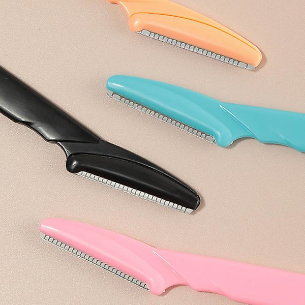 10 st Eyebrow Razor - Svart Svart