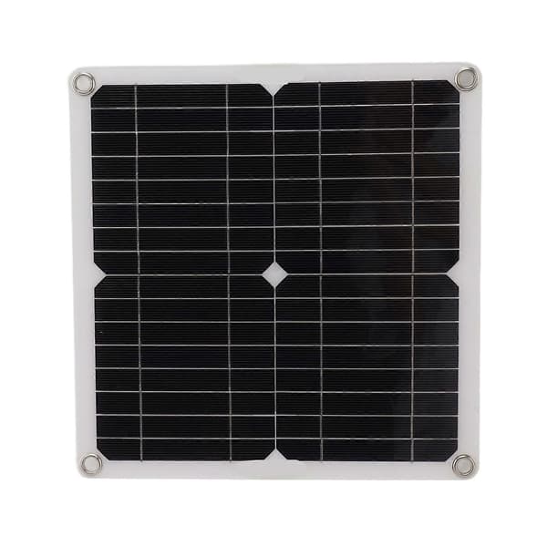 Vattenfontänpumpsats med 50W solpanel, 22W pump, batterilåda och timer