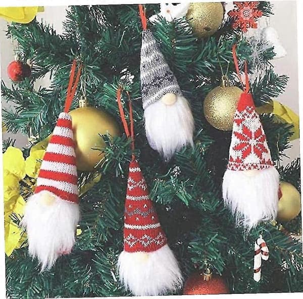 Julepynt Jul Dekor Gnome Dukke Figurer Tredekorasjon
