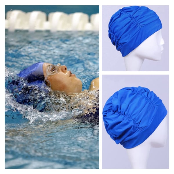 Uimamyssy cap hiuksille Vedenpitävä uimahattu kuminauhalla