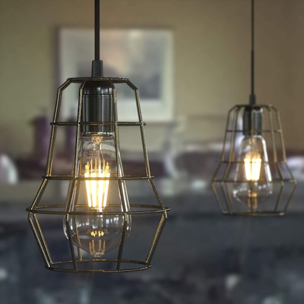4 kpl E27 Vintage Musta Lamppupidike, Edison Retro Riippuvalaisin