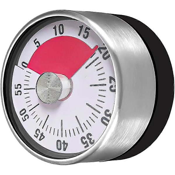 1 mekanisk kjøkkentimer, visuell timer