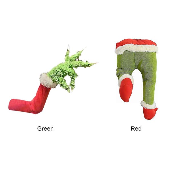 Julepynt Tyv Stjal Grinch Plysben Juletræ - MXBC