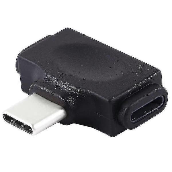 8-stifts hona + Micro USB-hona till USB-C / Type-C hane multifunktionsadapter (Svart)