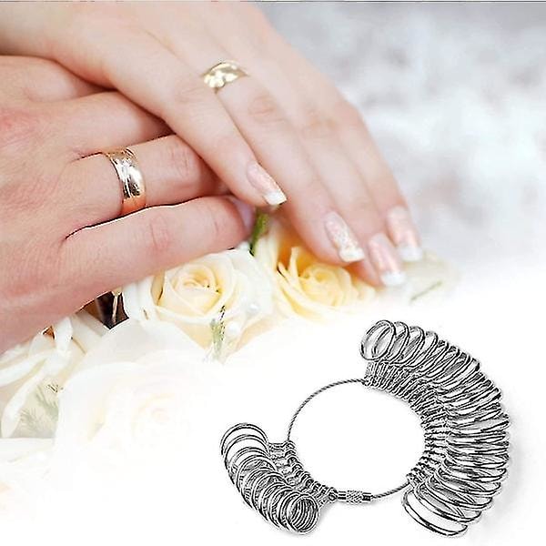 Ringmått med ringmått och ringsticka