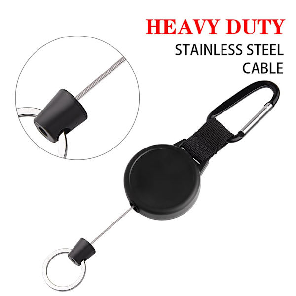 Heavy Duty Retractable Key Chain Key