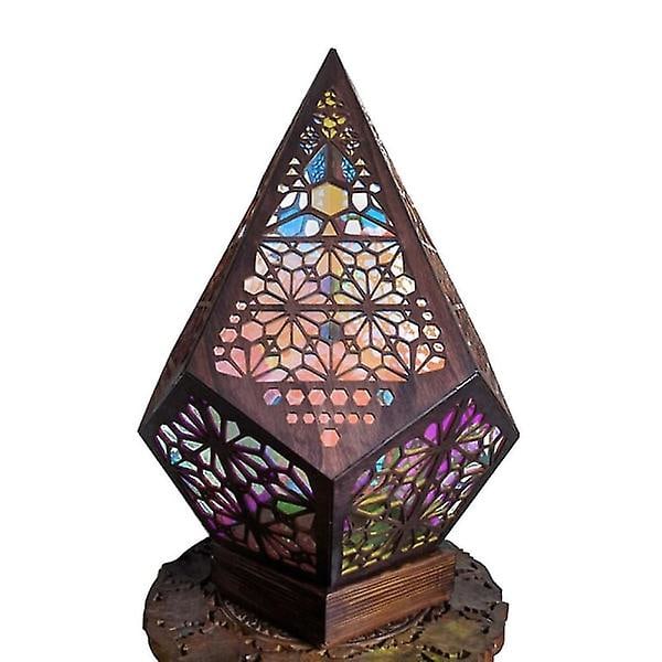 Bohemian Mosaic Starry Sky Floor Projections Lamp Table Bed