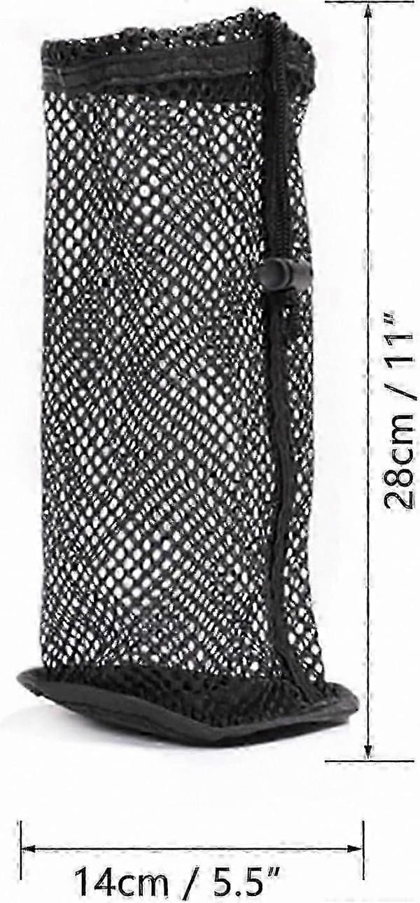 Golfbold Opbevaringspose med Snørelukning, Mesh Nylon Taske til 48-56 Bolde