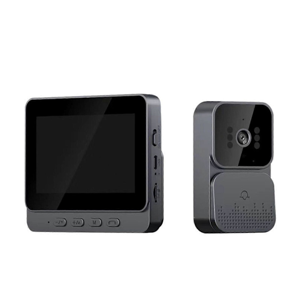 Intelligent Videodørklokke, Trådløs Videodørklokke, 4,3 Tommer Skærm, Hjem Intelligent To-vejs Intercom, Video