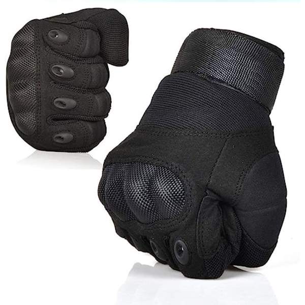 Herre Full Finger Udendørs Sports Arbejds Handsker Jagt Motorcykel Cykling Klatring Langrend Handsker(XL)