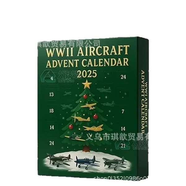 WWII TANK Adventskalender - Julklapp Akrylhänge