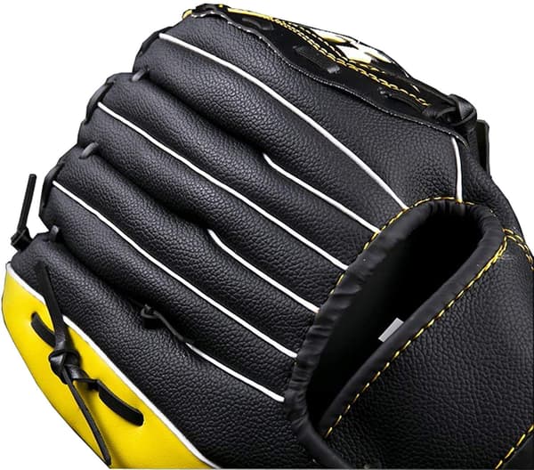 Basebollhandske i mjukt, massivt PU-läder utan boll, 11,5 tum