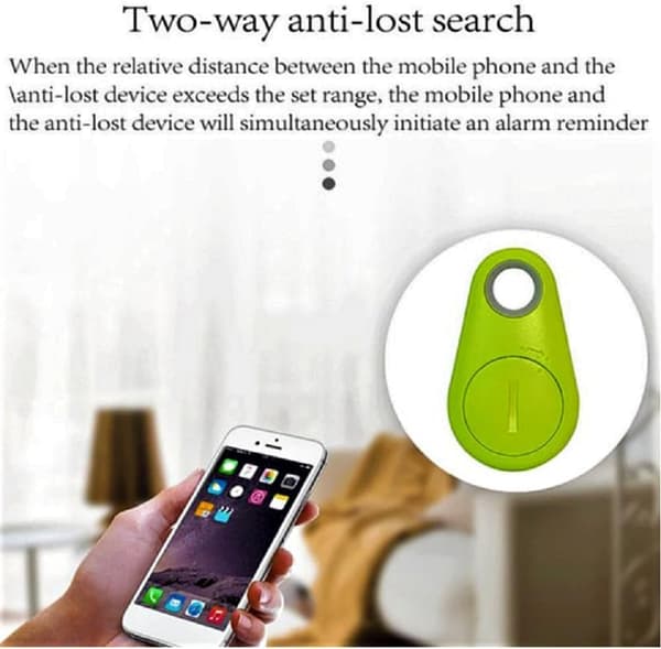 Trådløs Bluetooth 4.0 Nøglefinder, Smart Nøglering Bluetooth GPS Genopladelig Nøglefinder, GPS Integration, Bluetooth Tracker til Pung Bagage Kæledyr