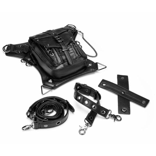 Halloween Vattentät Midjeväska Taktisk Drop Leg Väska Utomhus Cykel Cykling Vandring Fanny Pack Höft/Lår Väska Påse Axel Crossbody Väska