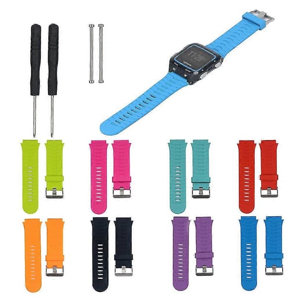 Silikone Armbånd Og Værktøj Åndbart Armbånd Passer Til Garmin Forerunner 920xt