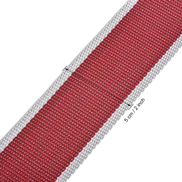 sourcing map Resväskor Remmar Resväska Bälten med Spänne, Kombinationslås, 2Mx5cm Justerbar PP Resväska Packning Tillbehör, Röd Grå 4 st