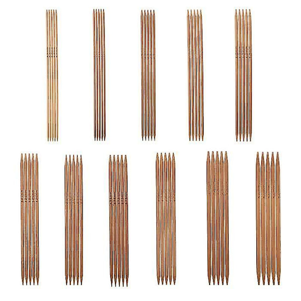 Set med 11 kolspetsade stickor i kolfiber